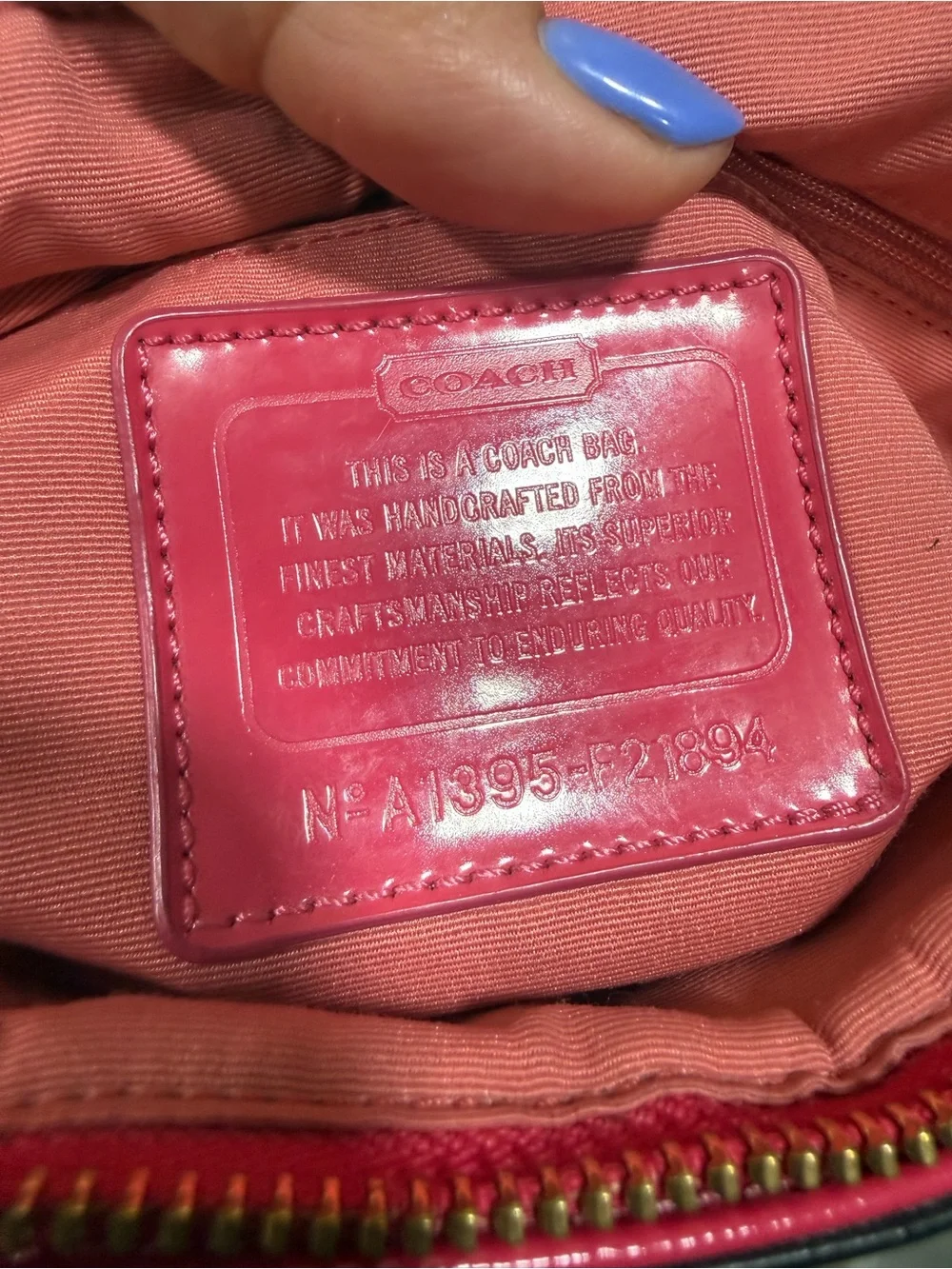 Coach tote multicolor
